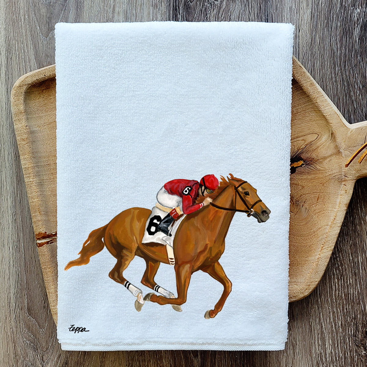 Racehorse Kitchen Towel