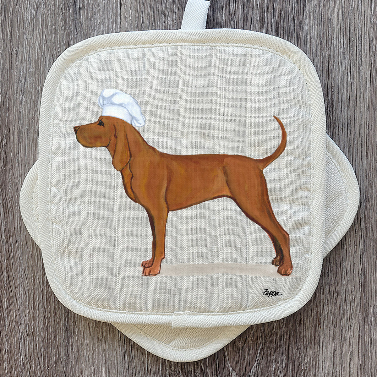 Redbone Coonhound Pot Holder Set