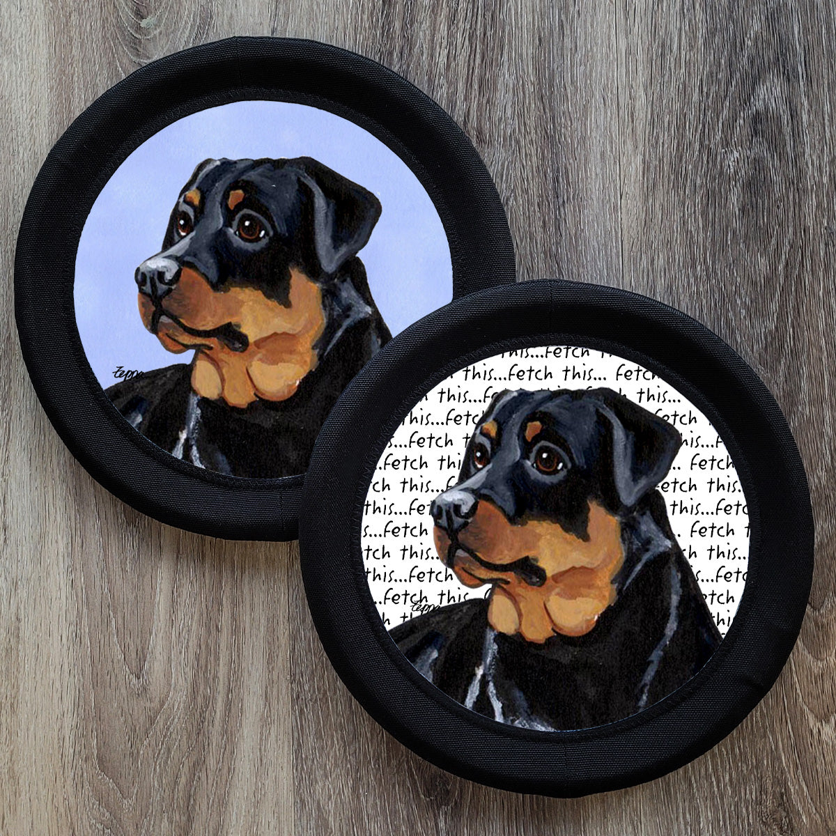 Rottweiler FotoFrisby Flying Disk Dog Toy