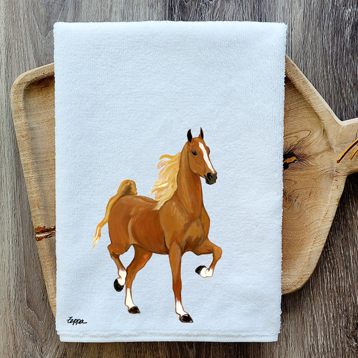 Saddlebred Horse Kitchen Towel