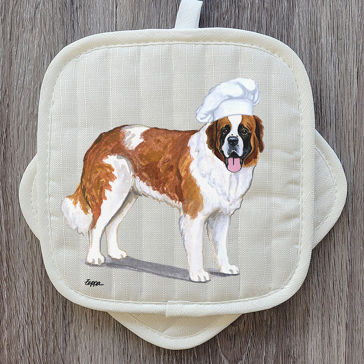 Saint Bernard Pot Holder Set