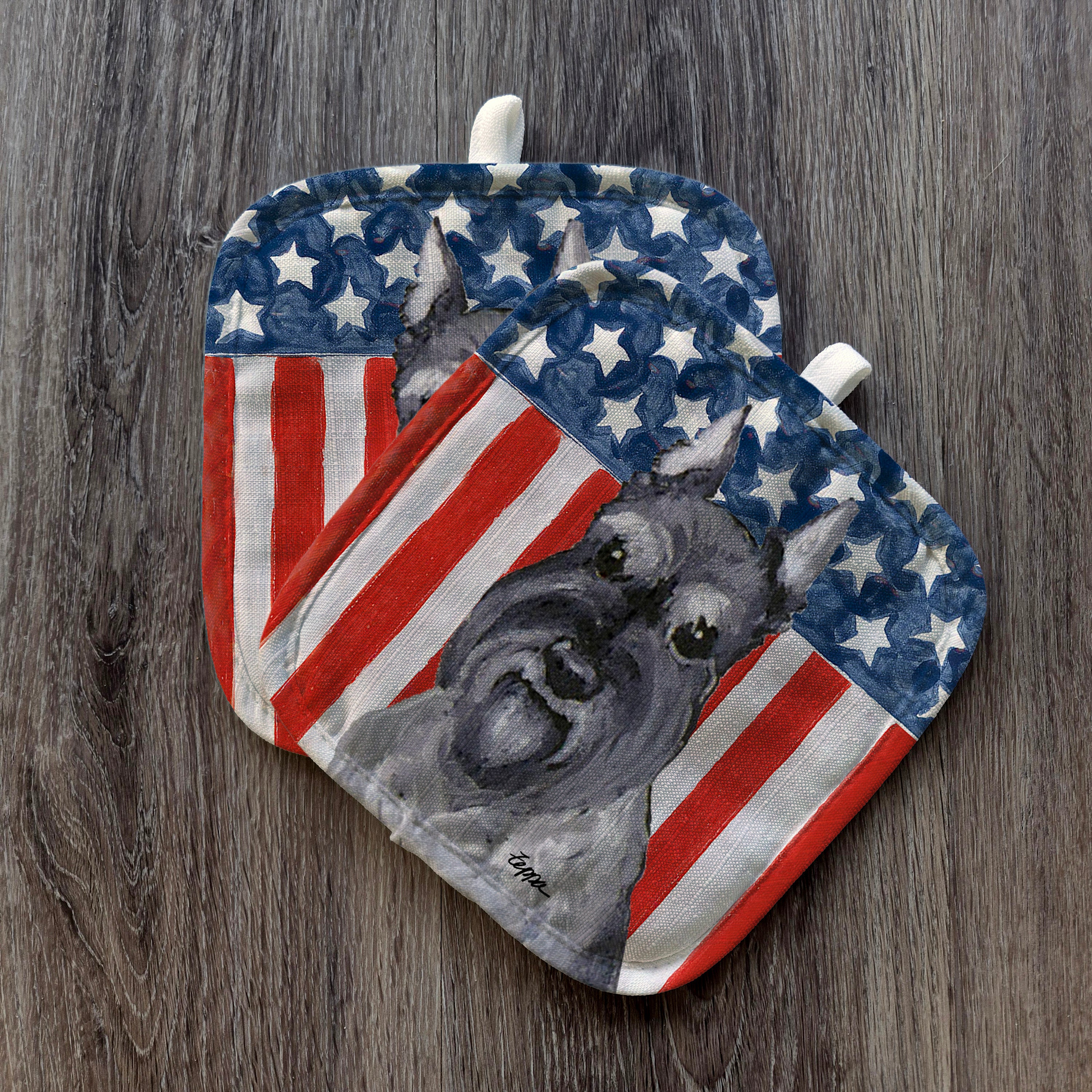 Schnauzer Americana Pot Holder