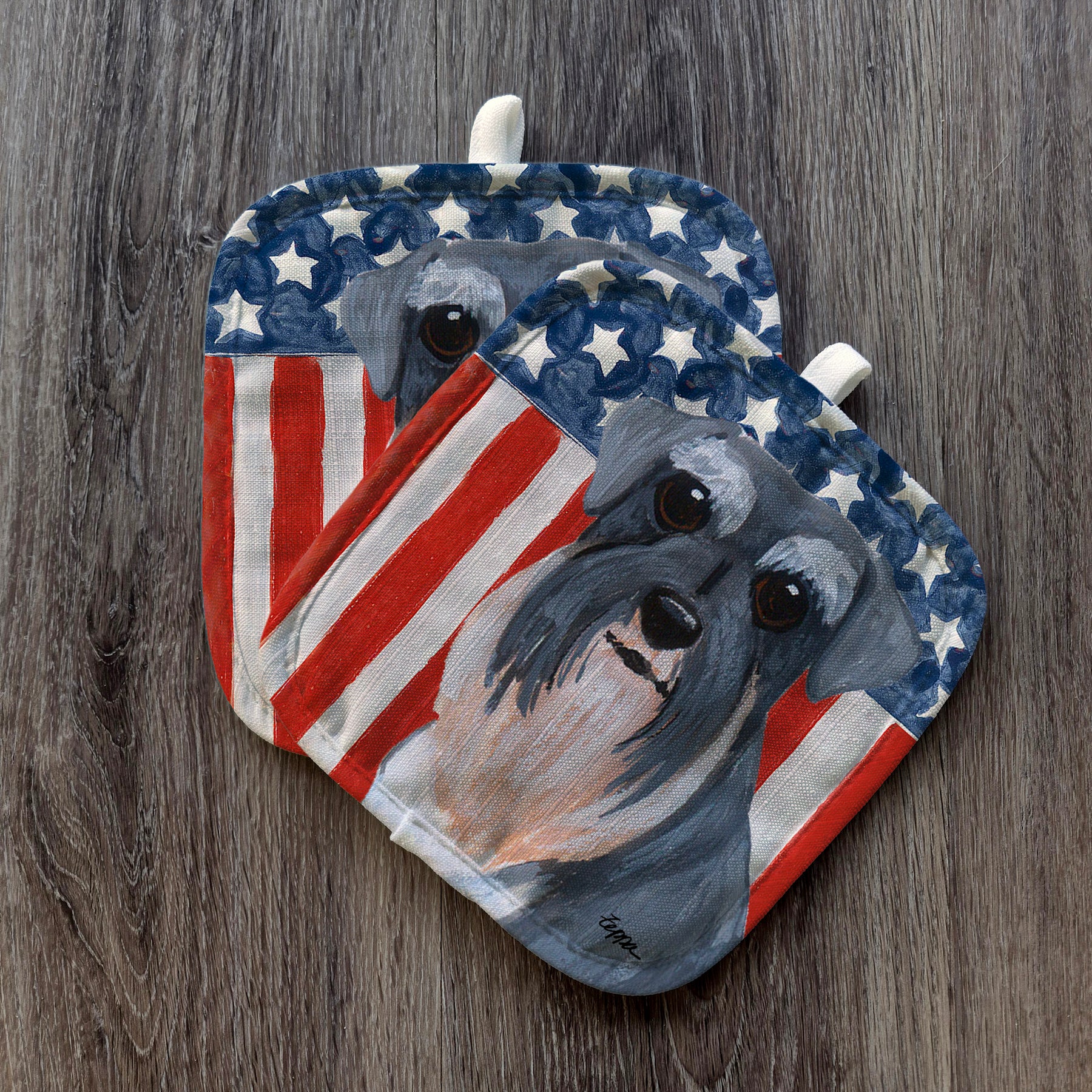 Schnauzer Americana Pot Holder