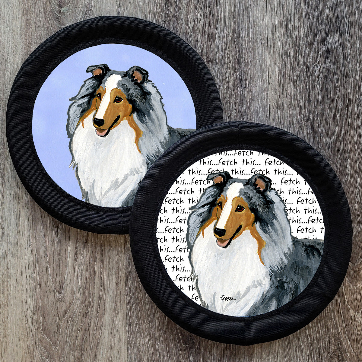 Shetland Sheepdog FotoFrisby Flying Disk Dog Toy
