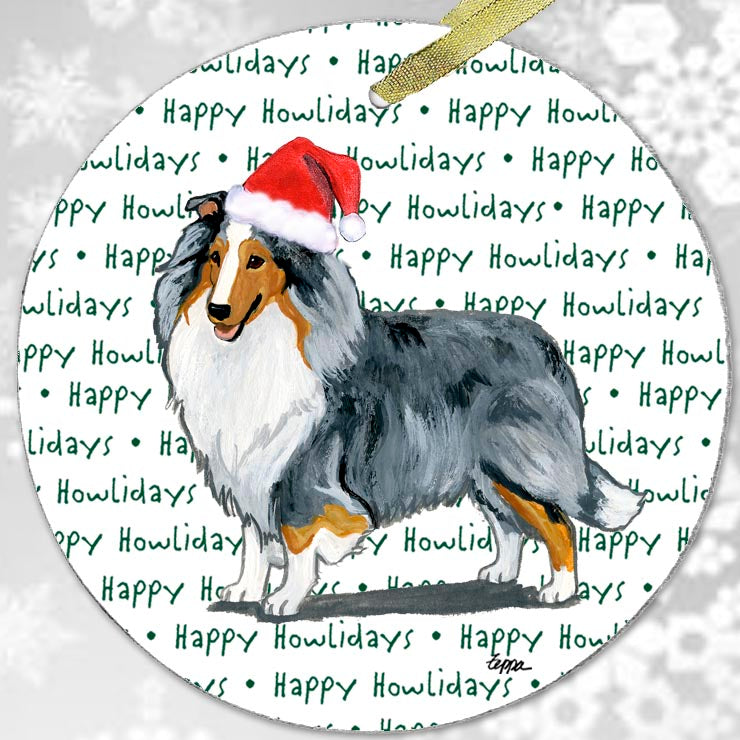 Shetland Sheepdog Christmas Ornaments