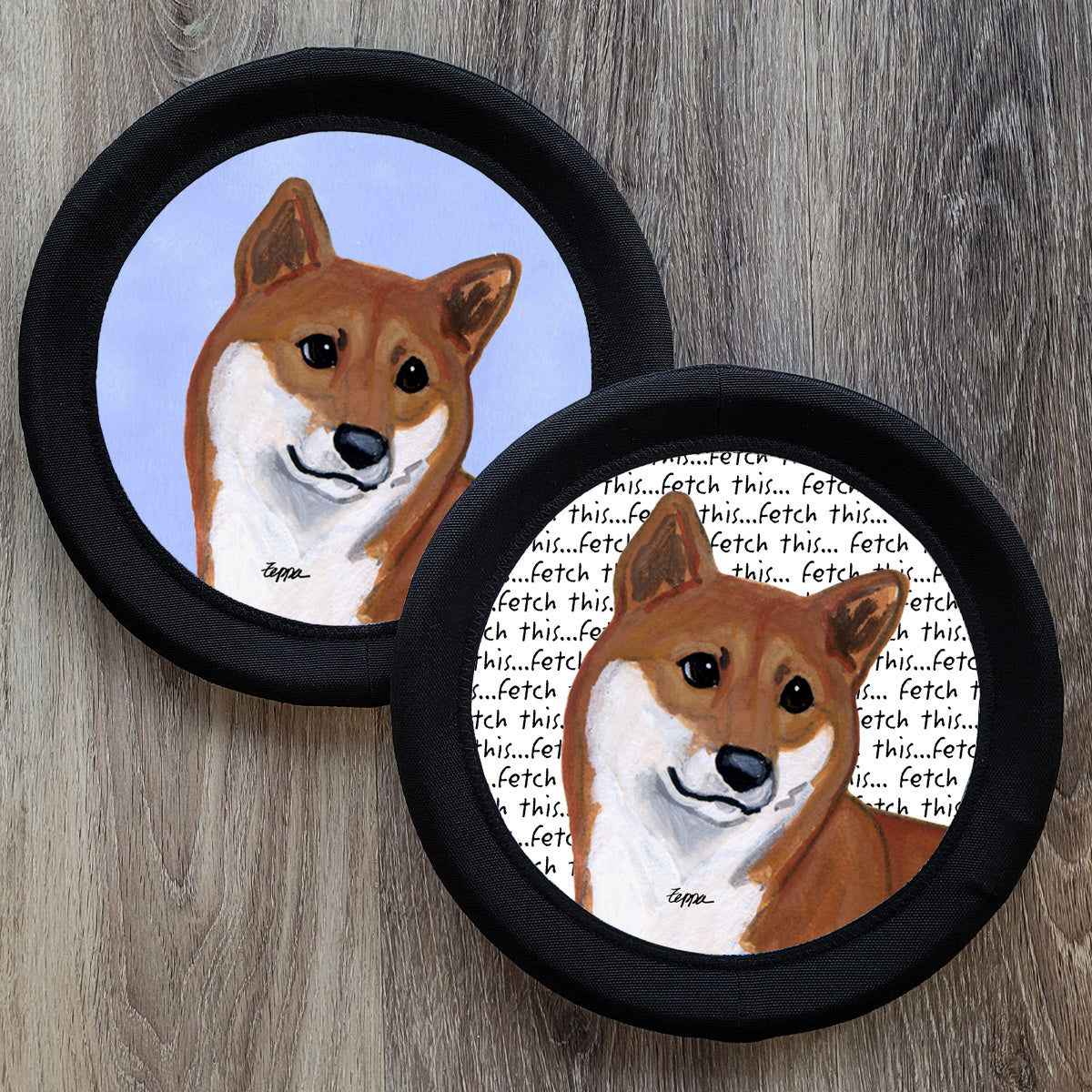 Shiba Inu FotoFrisby Flying Disk Dog Toy