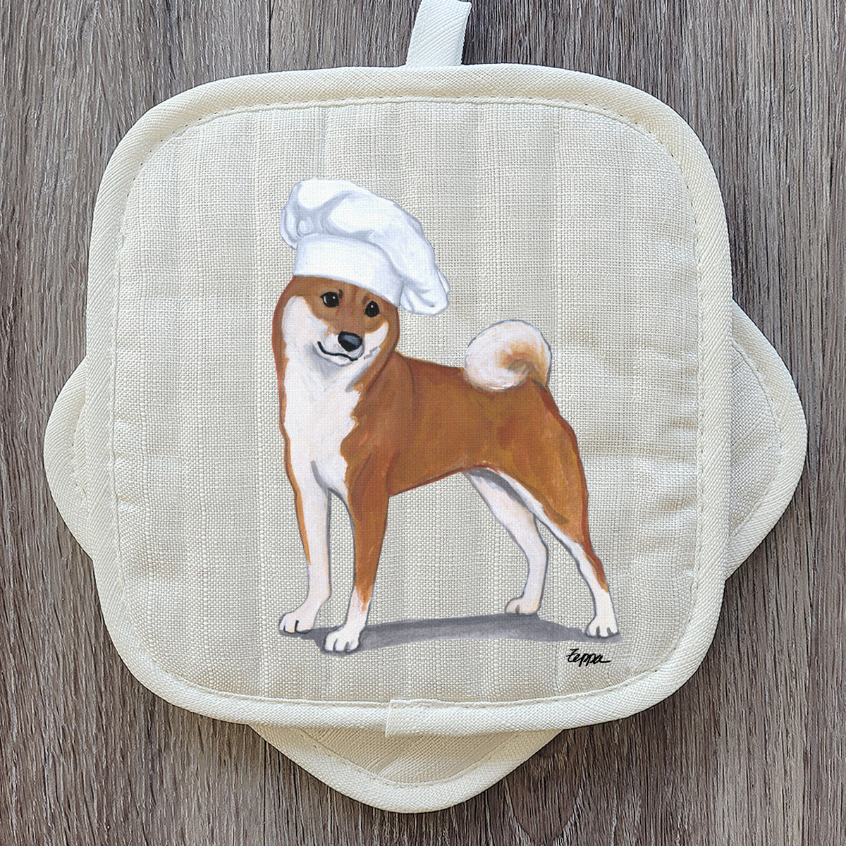 Shiba Inu Pot Holder Set