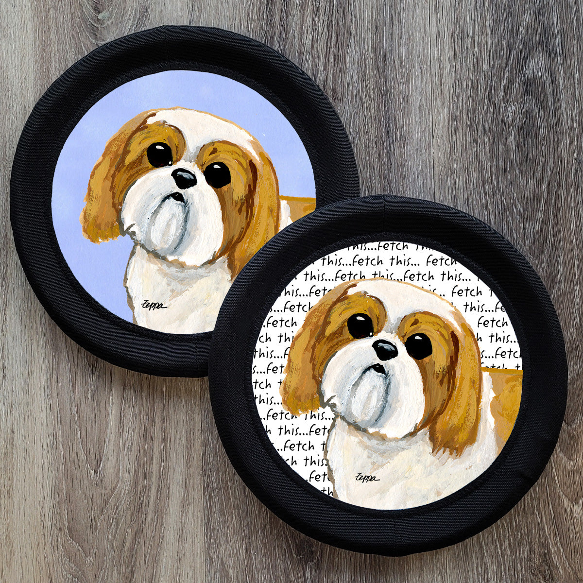 Shih Tzu FotoFrisby Flying Disk Dog Toy