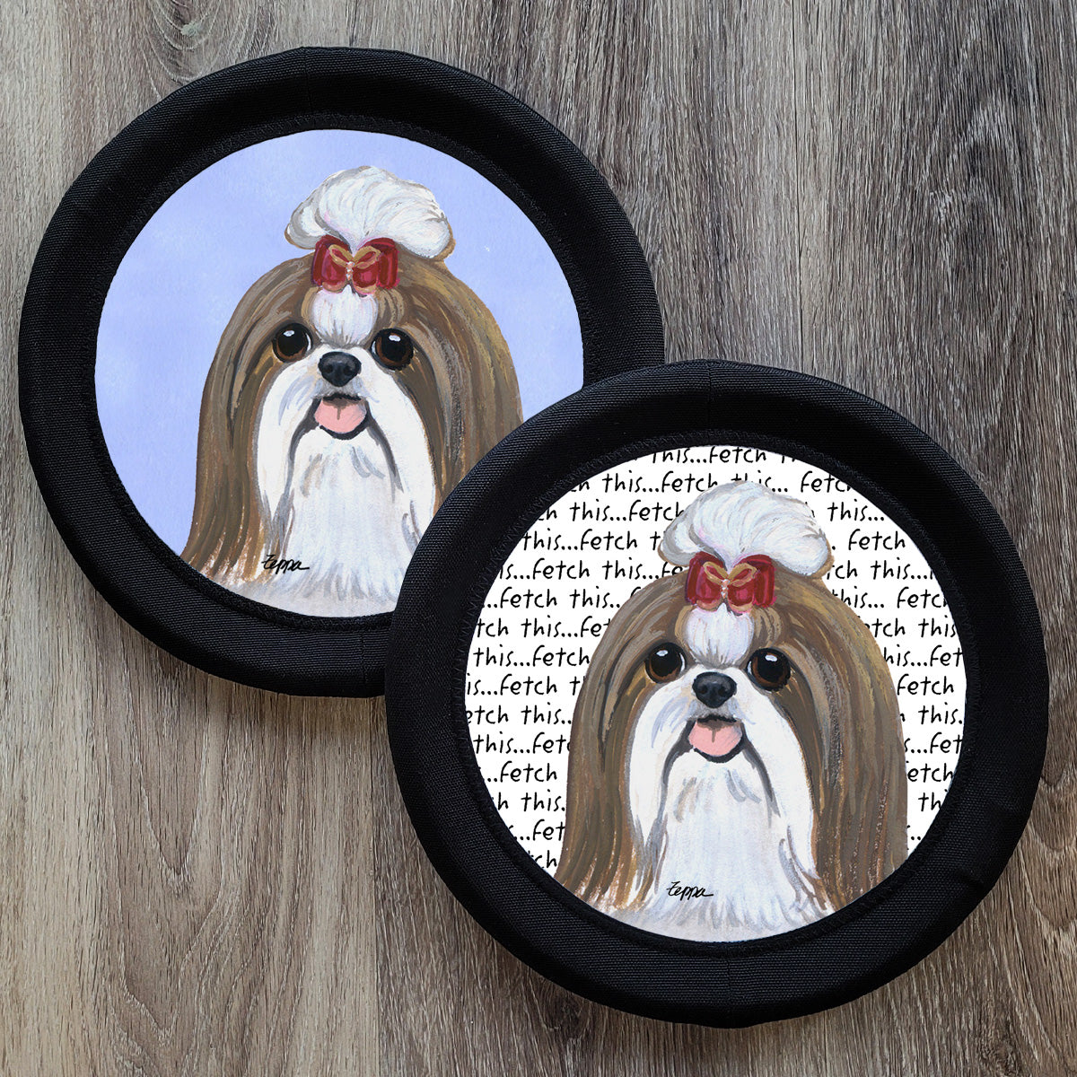 Shih Tzu FotoFrisby Flying Disk Dog Toy