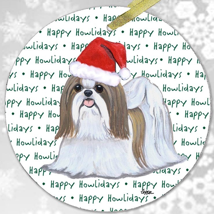 Shih Tzu Christmas Ornaments