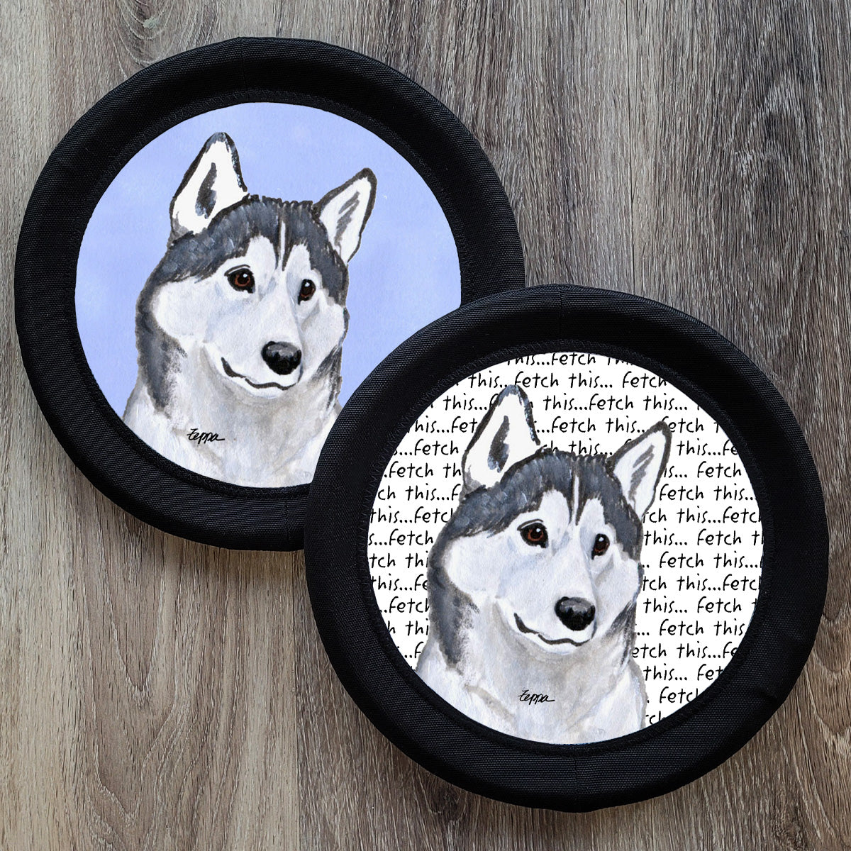 Siberian Husky FotoFrisby Flying Disk Dog Toy