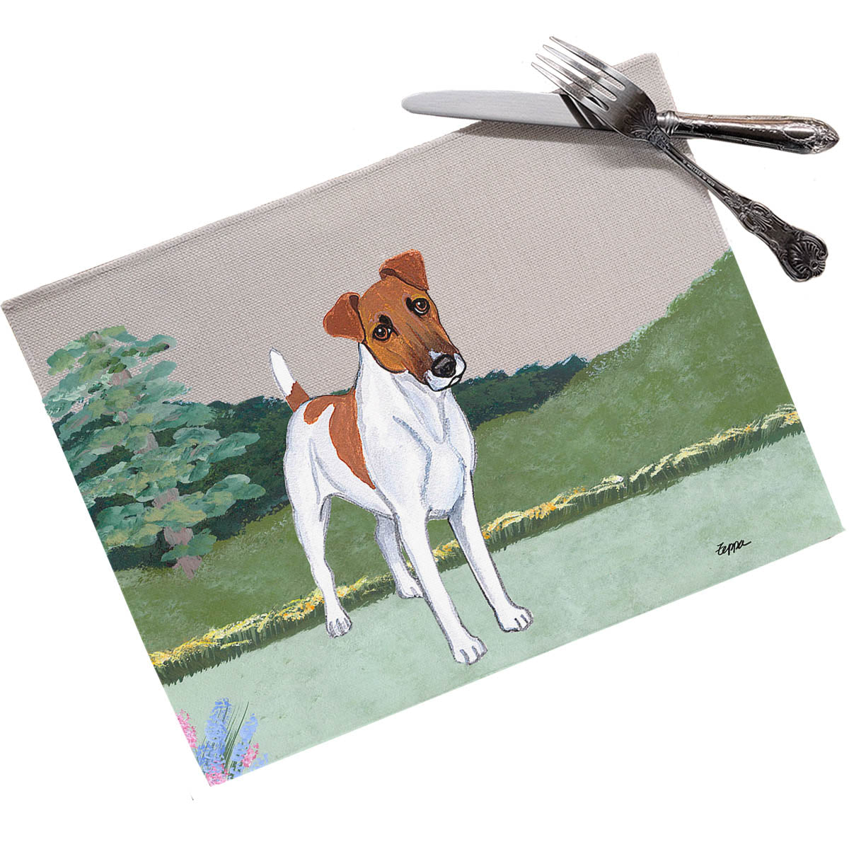 Smooth Fox Terrier Scenic Placemats