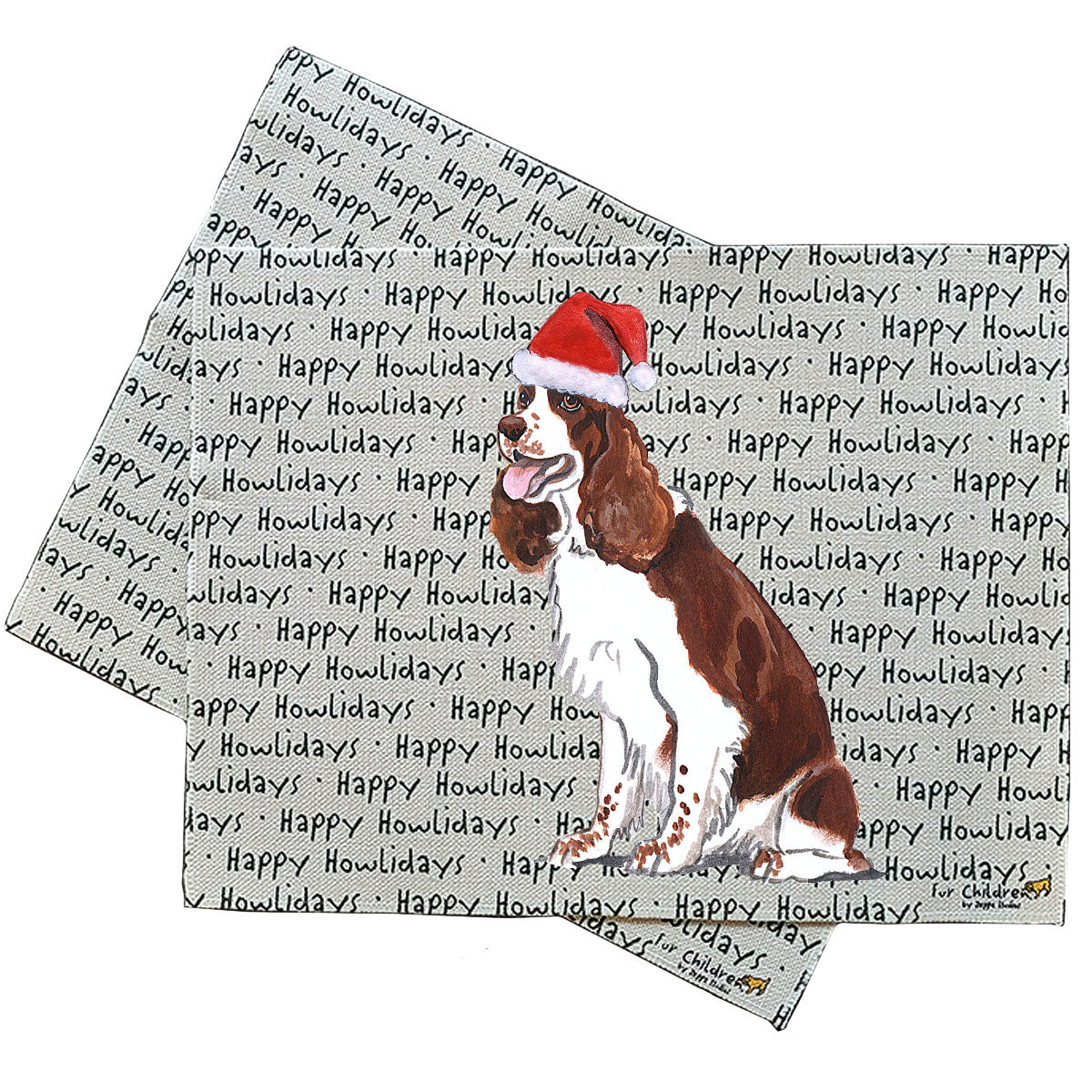 Springer Spaniel Howliday Placemats