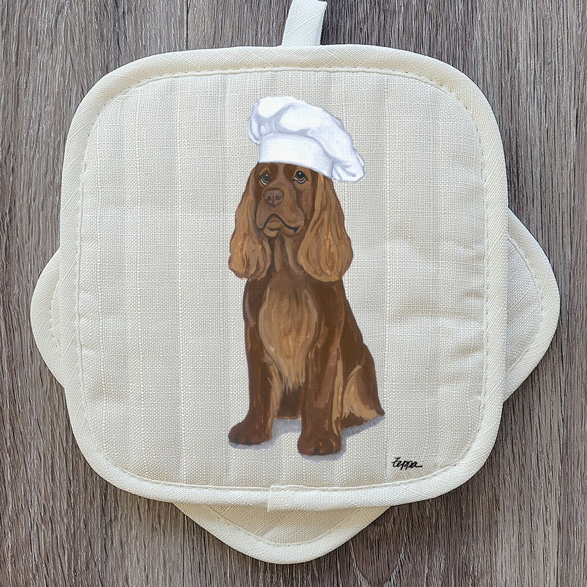 Sussex Spaniel Pot Holder Set