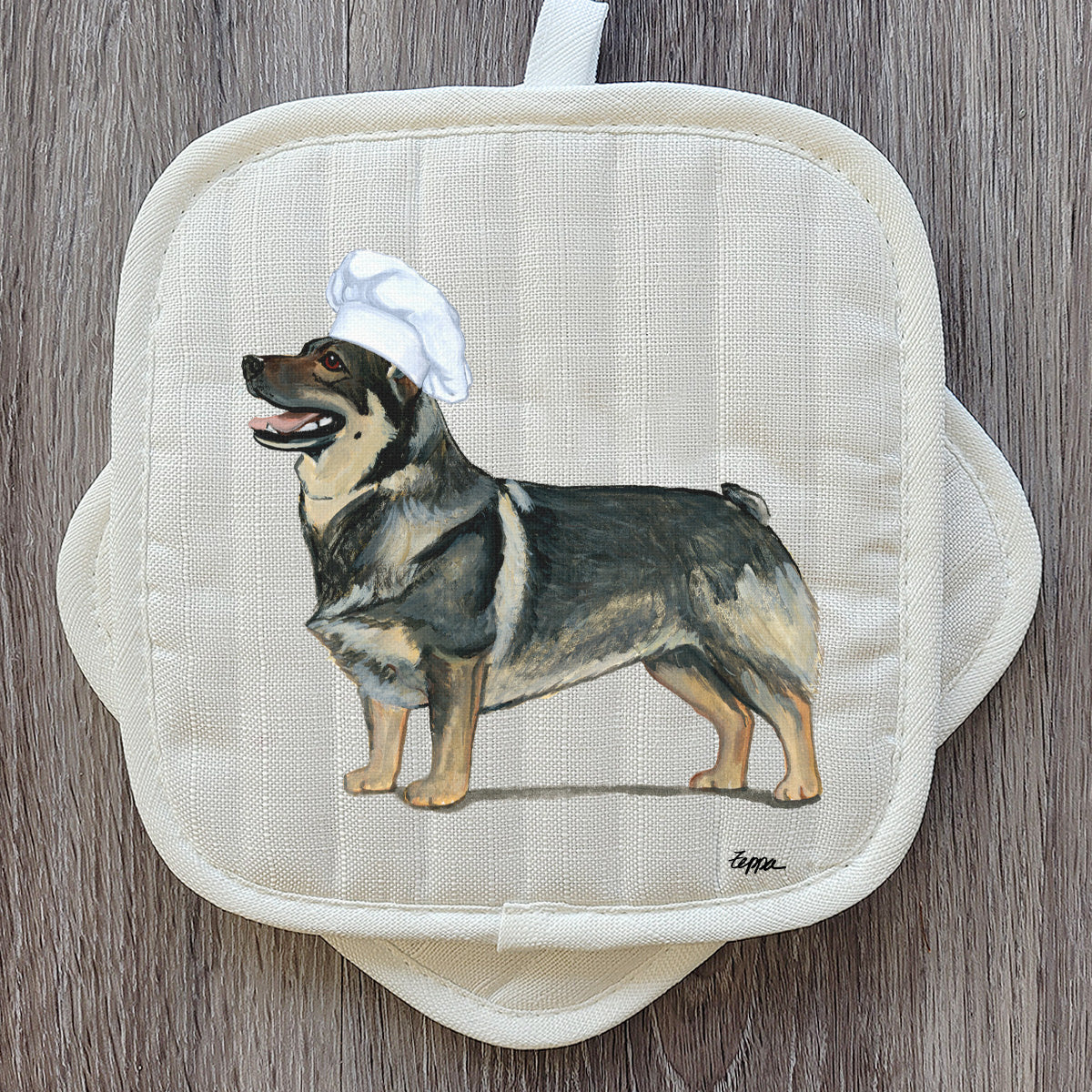 Swedish Vallhund Pot Holder Set