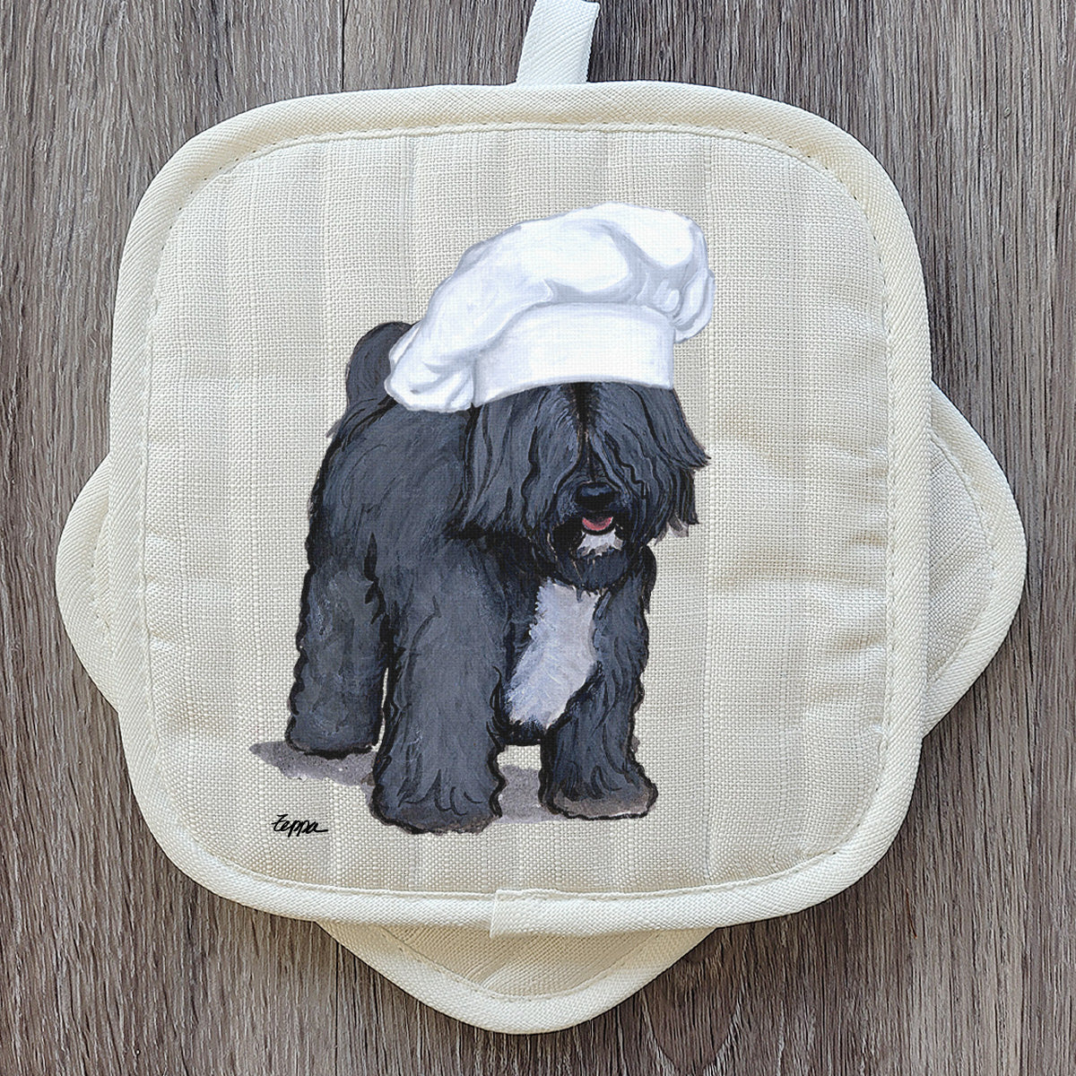 Tibetan Terrier Pot Holder Set