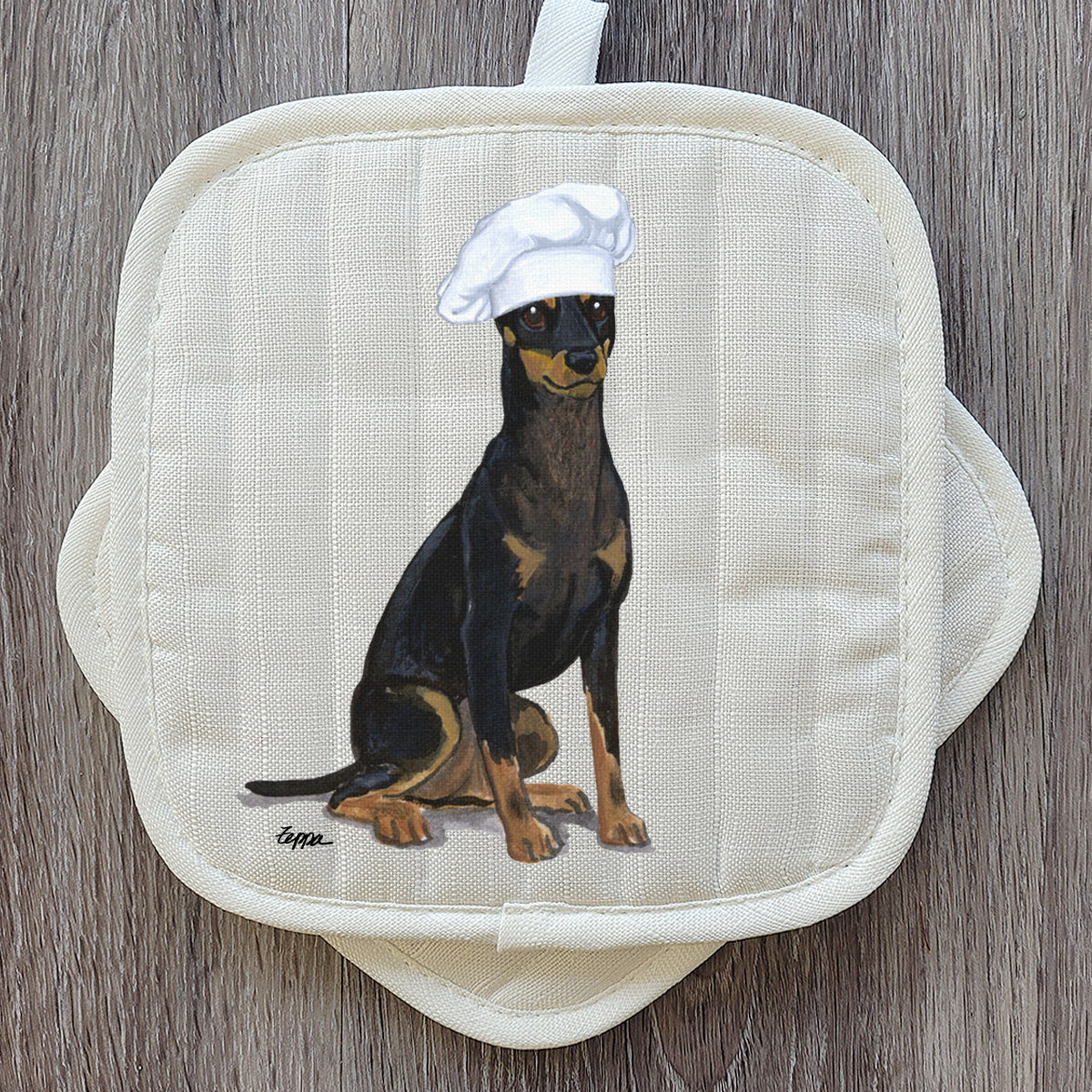 Toy Manchester Terrier Pot Holder Set