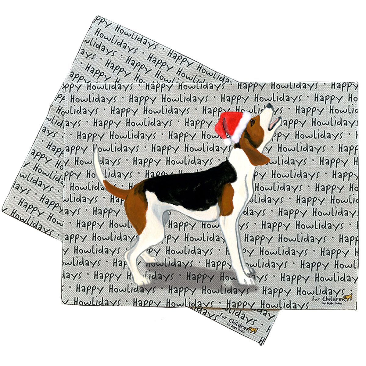 Treeing Walker Coonhound Howliday Placemats