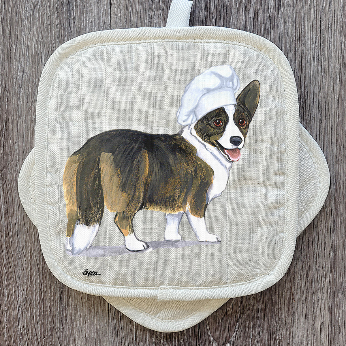 Welsh Corgi Pot Holder Set