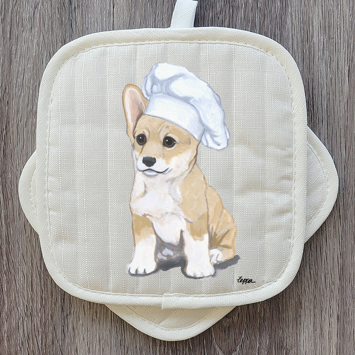 Welsh Corgi Pot Holder Set