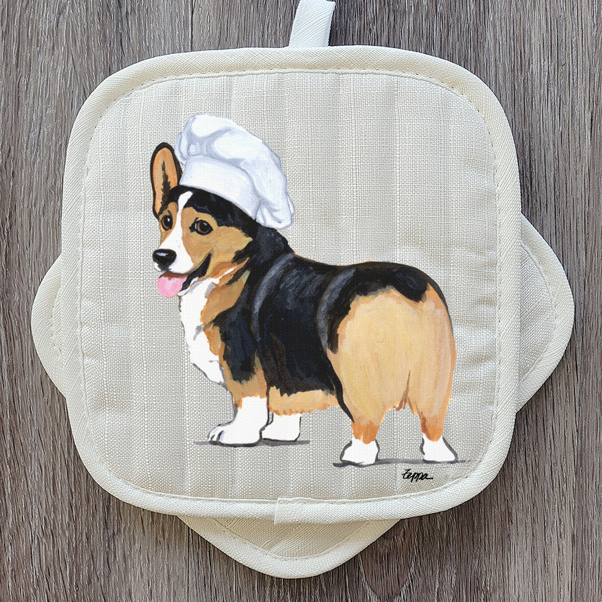 Welsh Corgi Pot Holder Set