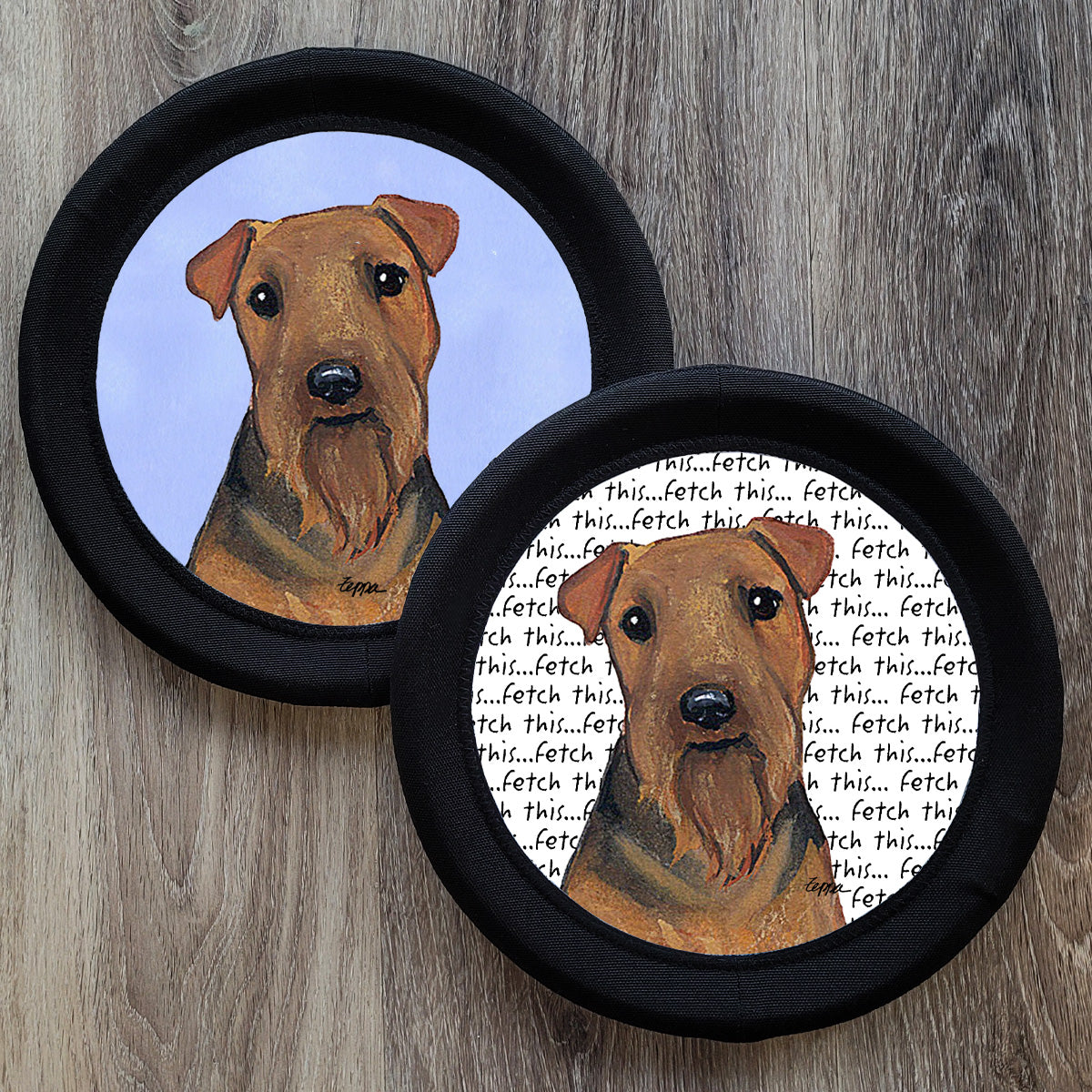 Welsh Terrier FotoFrisby Flying Disk Dog Toy