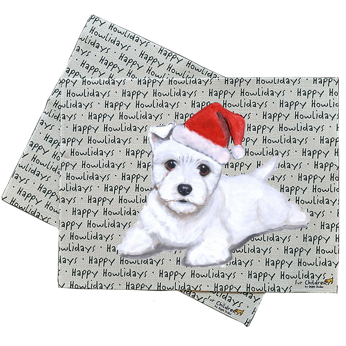 West Highland White Terrier Howliday Placemats