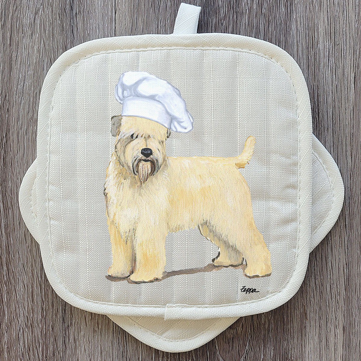 Wheaten Terrier Pot Holder Set