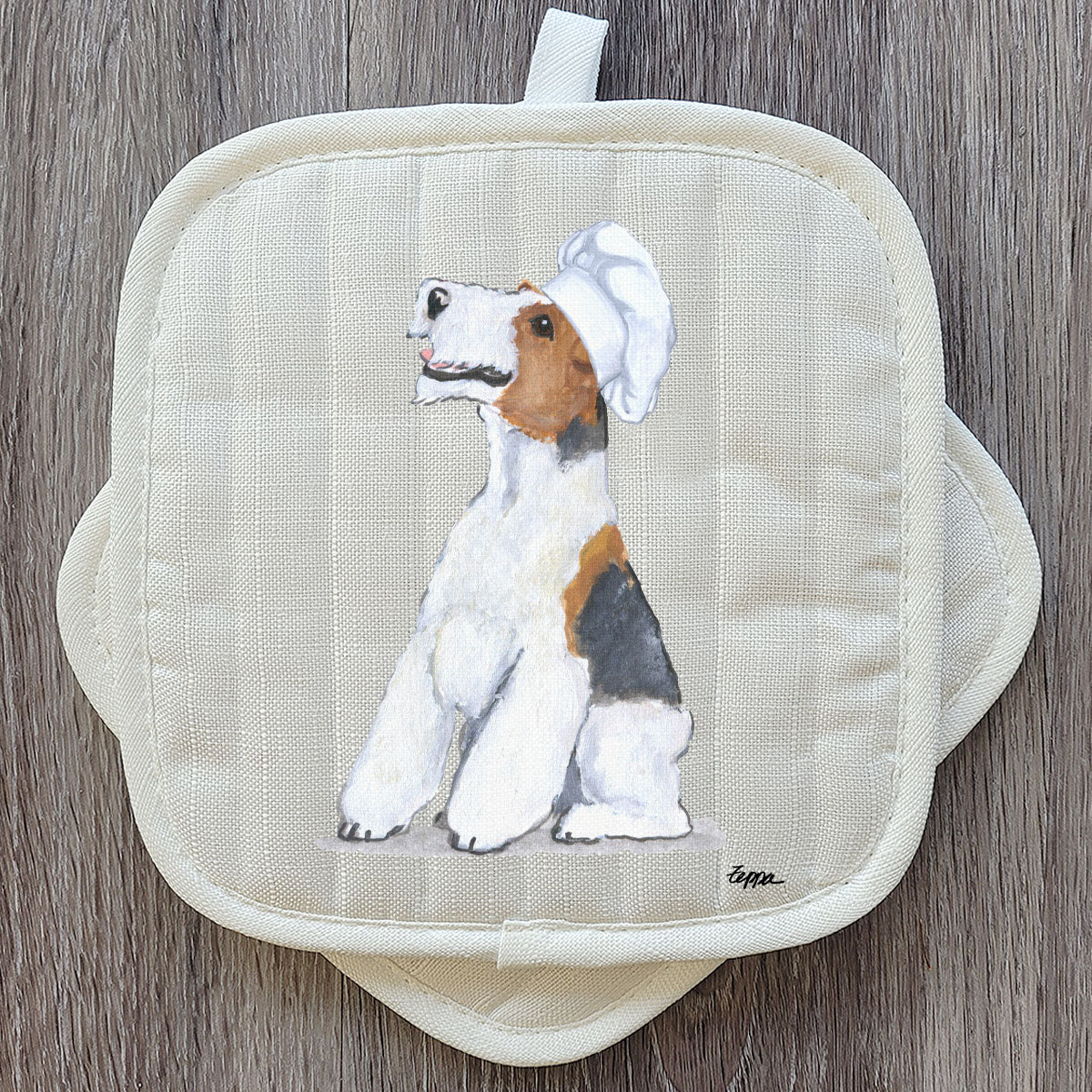 Wire Fox Terrier Pot Holder Sets