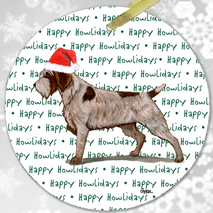 Wirehaired Pointing Griffon Christmas Ornaments
