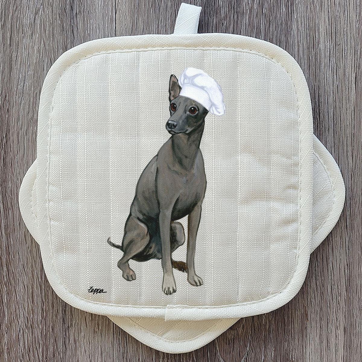 xoloitzcuintli pot holder set