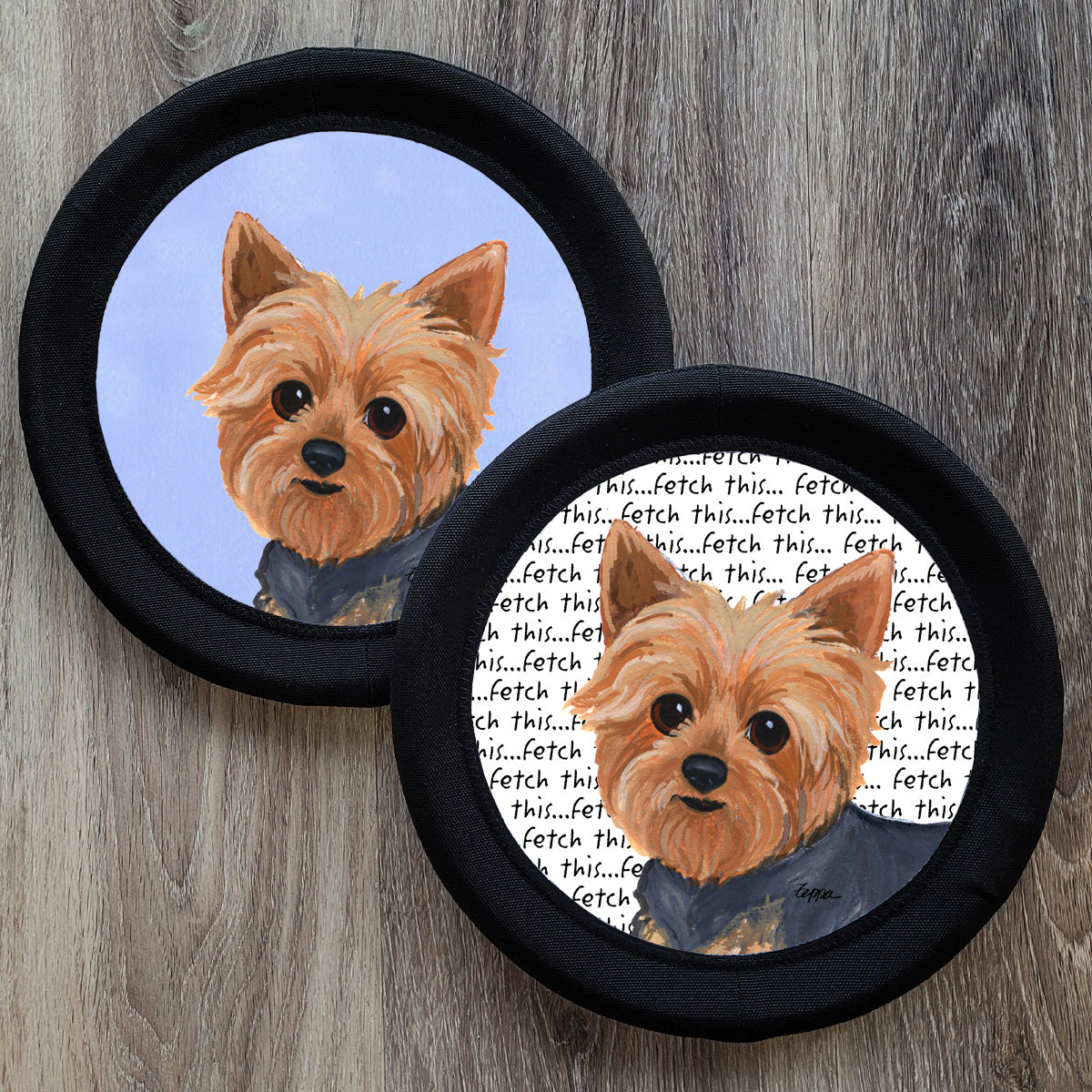 Yorkshire Terrier FotoFrisby Flying Disk Dog Toy