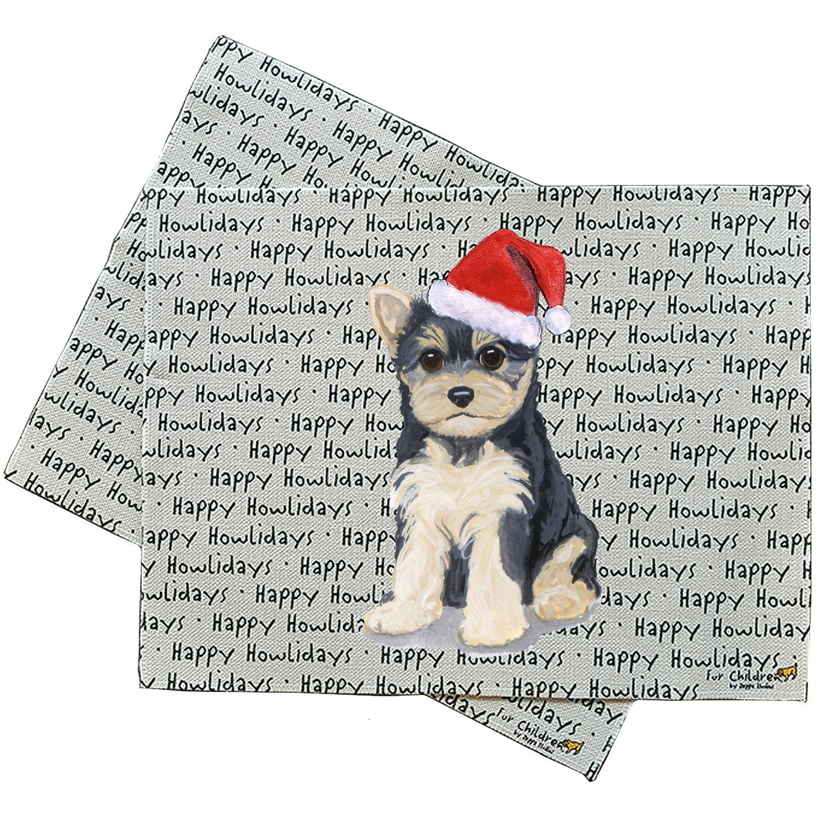 Yorkshire Terrier Howliday Placemats