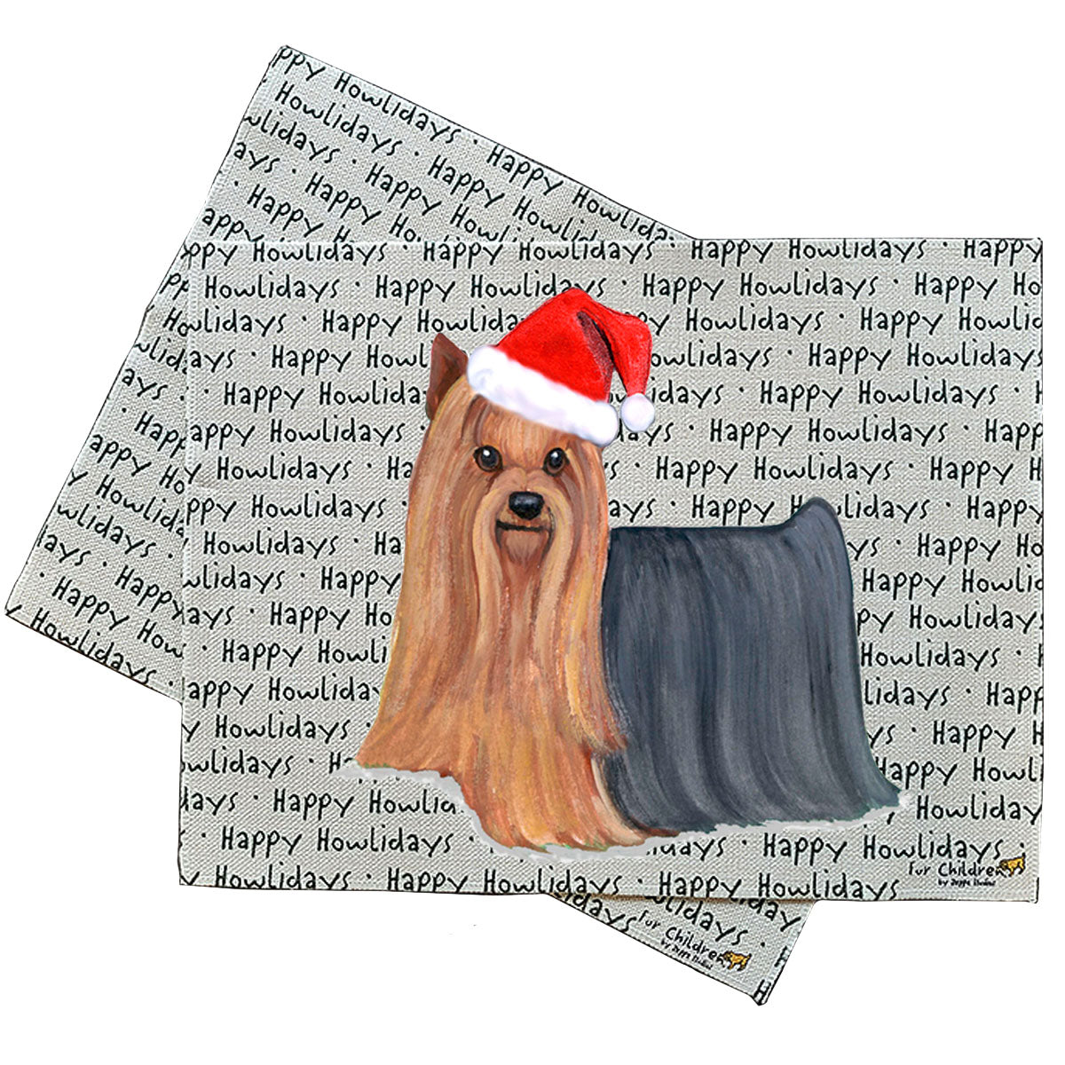 Yorkshire Terrier Howliday Placemats