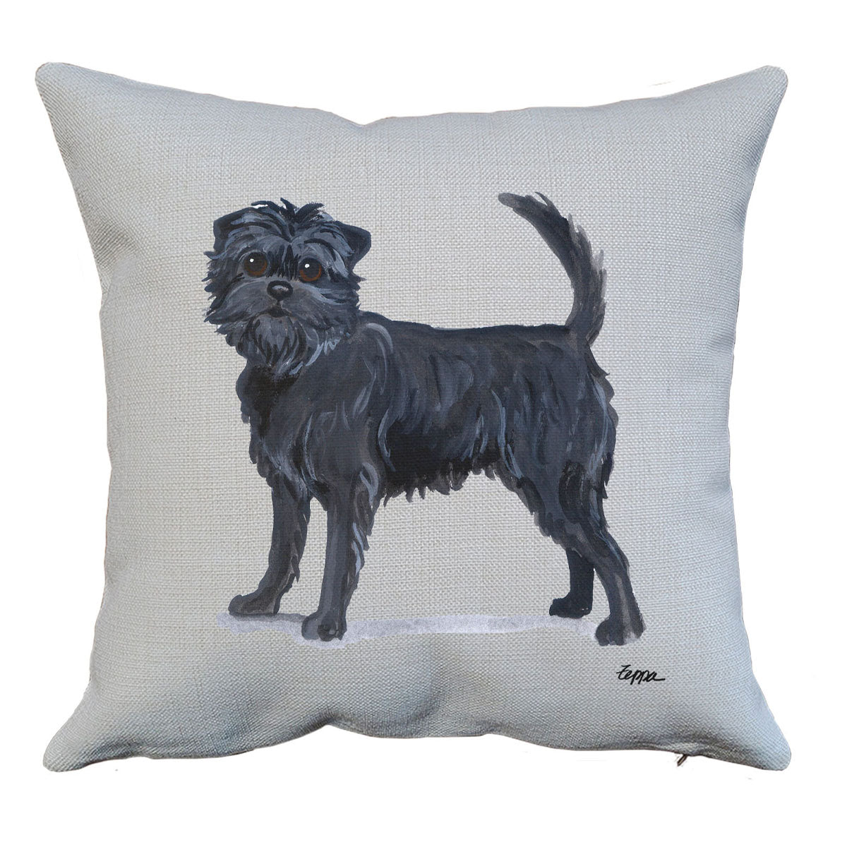 affenpinscher throw pillow