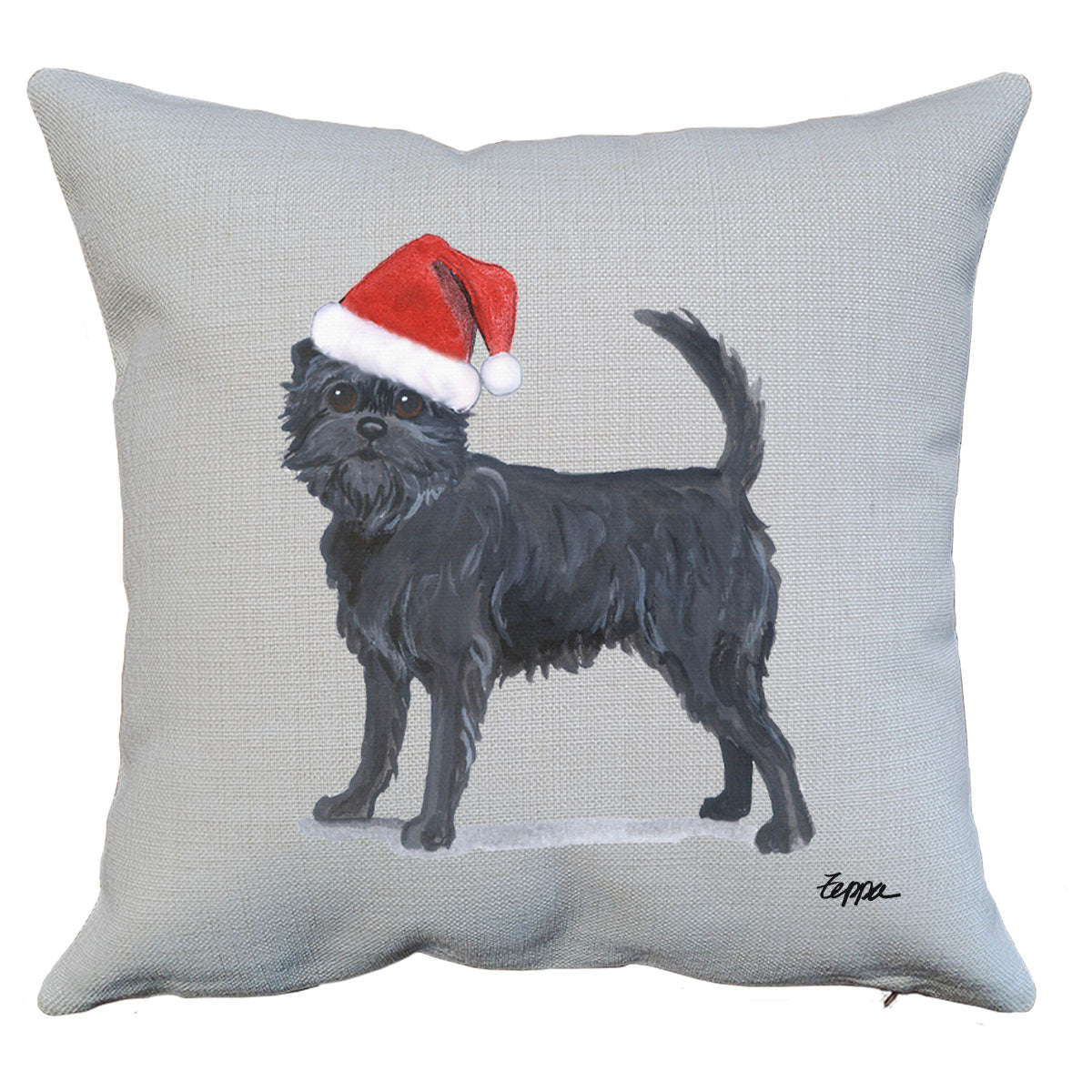 Affenpinscher Santa Pillow