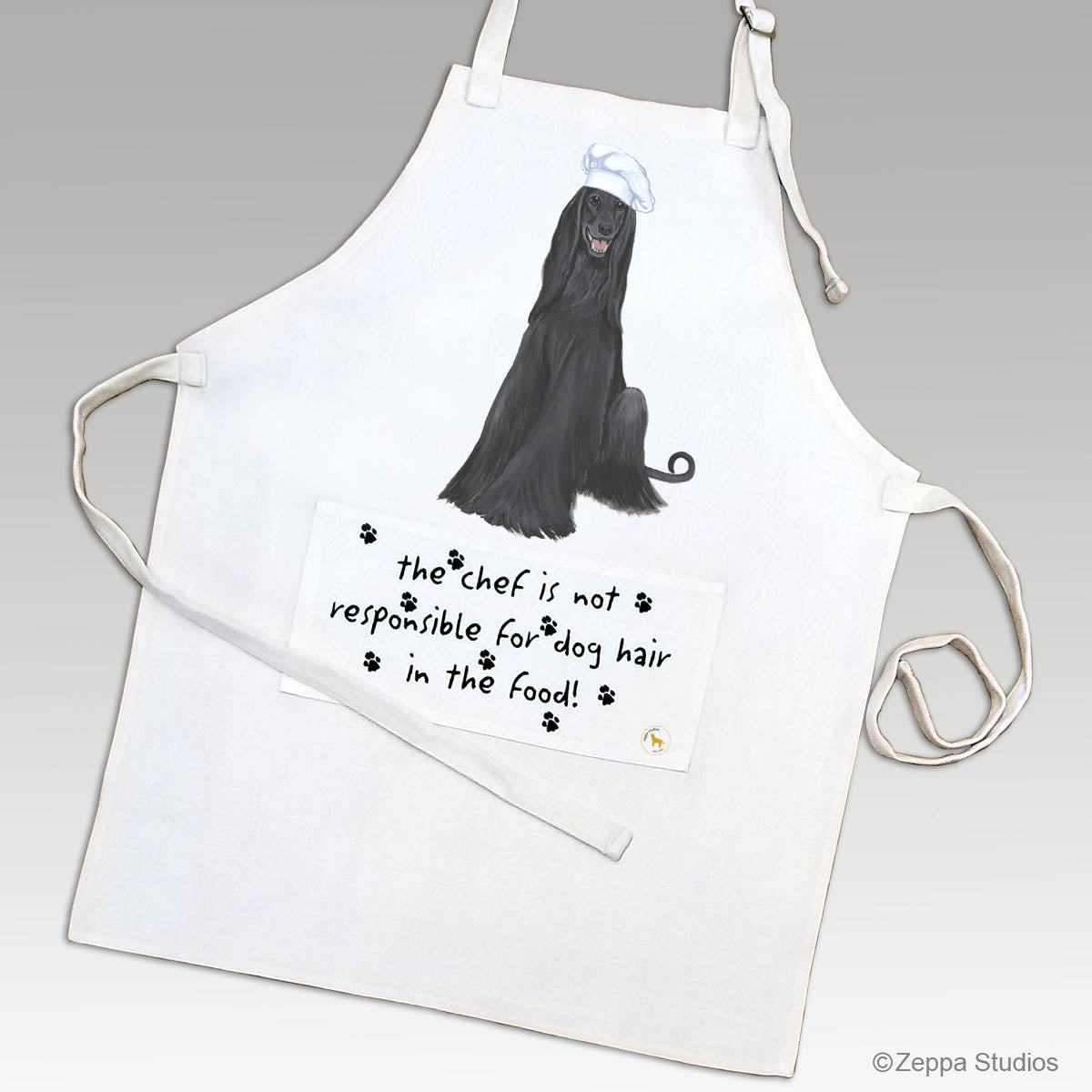 Afghan Hound Chef's Apron