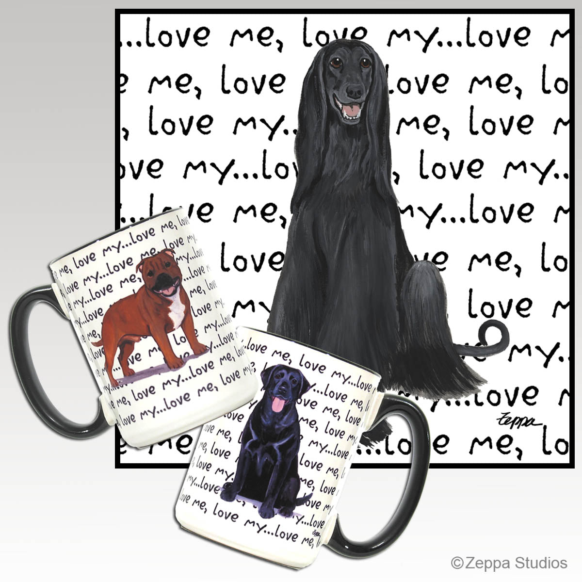 Afghan Hound Love Me Mug