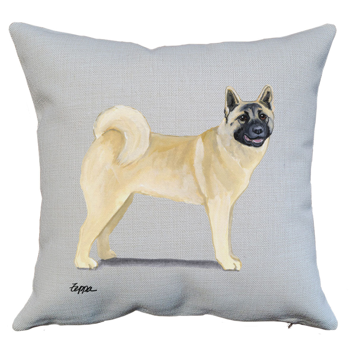 akita throw pillow