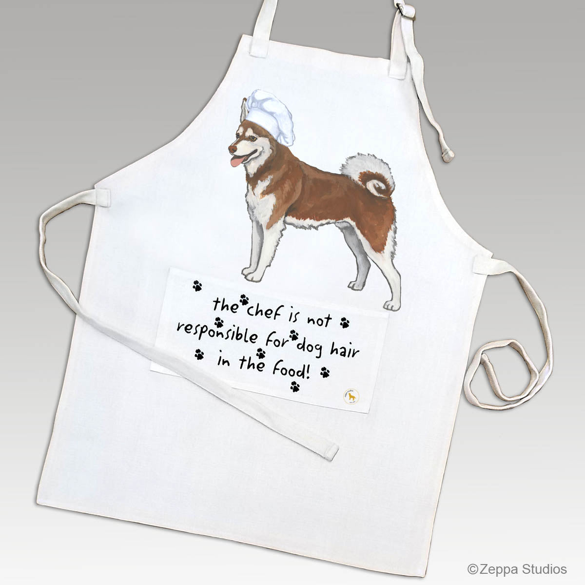 alaskan klee kai apron