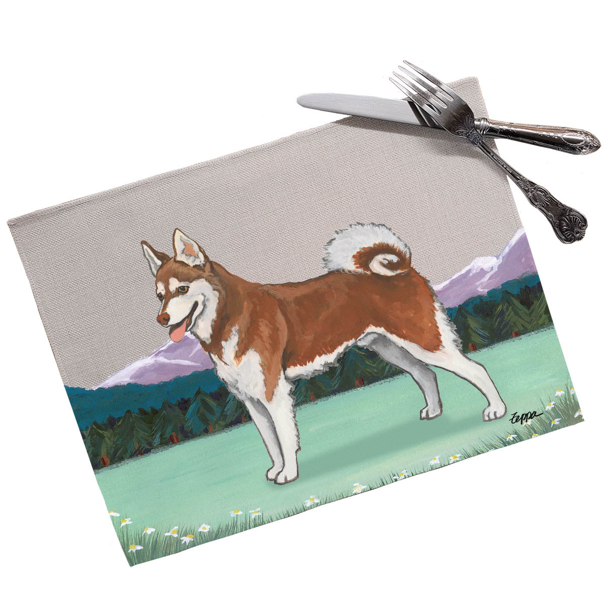 Alaskan Klee Kai Scenic Placemat