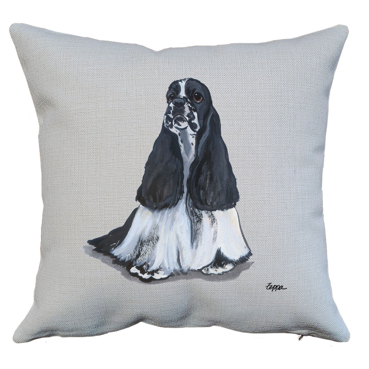 American Cocker Spaniel Throw Pillow