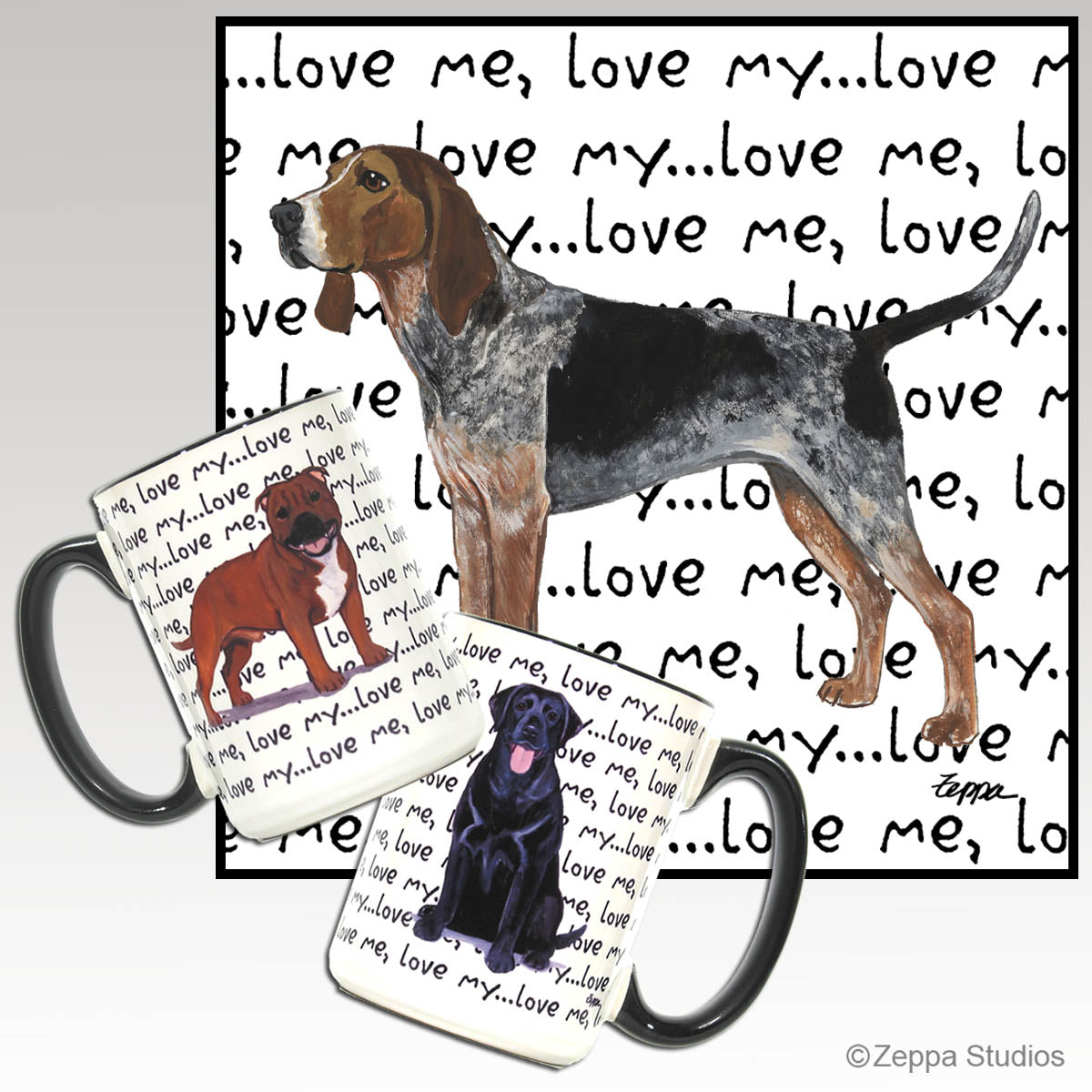 American English Coonhound Love Me Mug