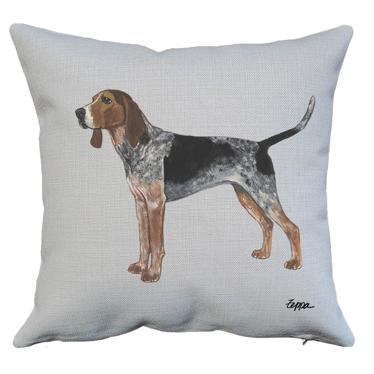 American English Coonhound Throw Pillow