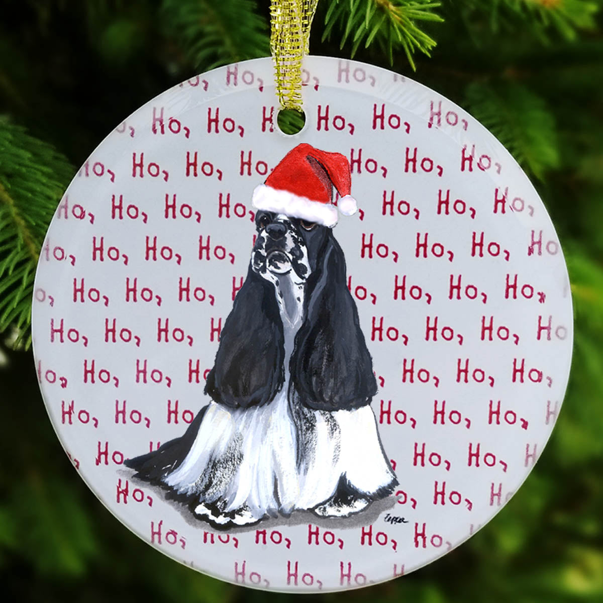American Cocker Spaniel Christmas Ornament