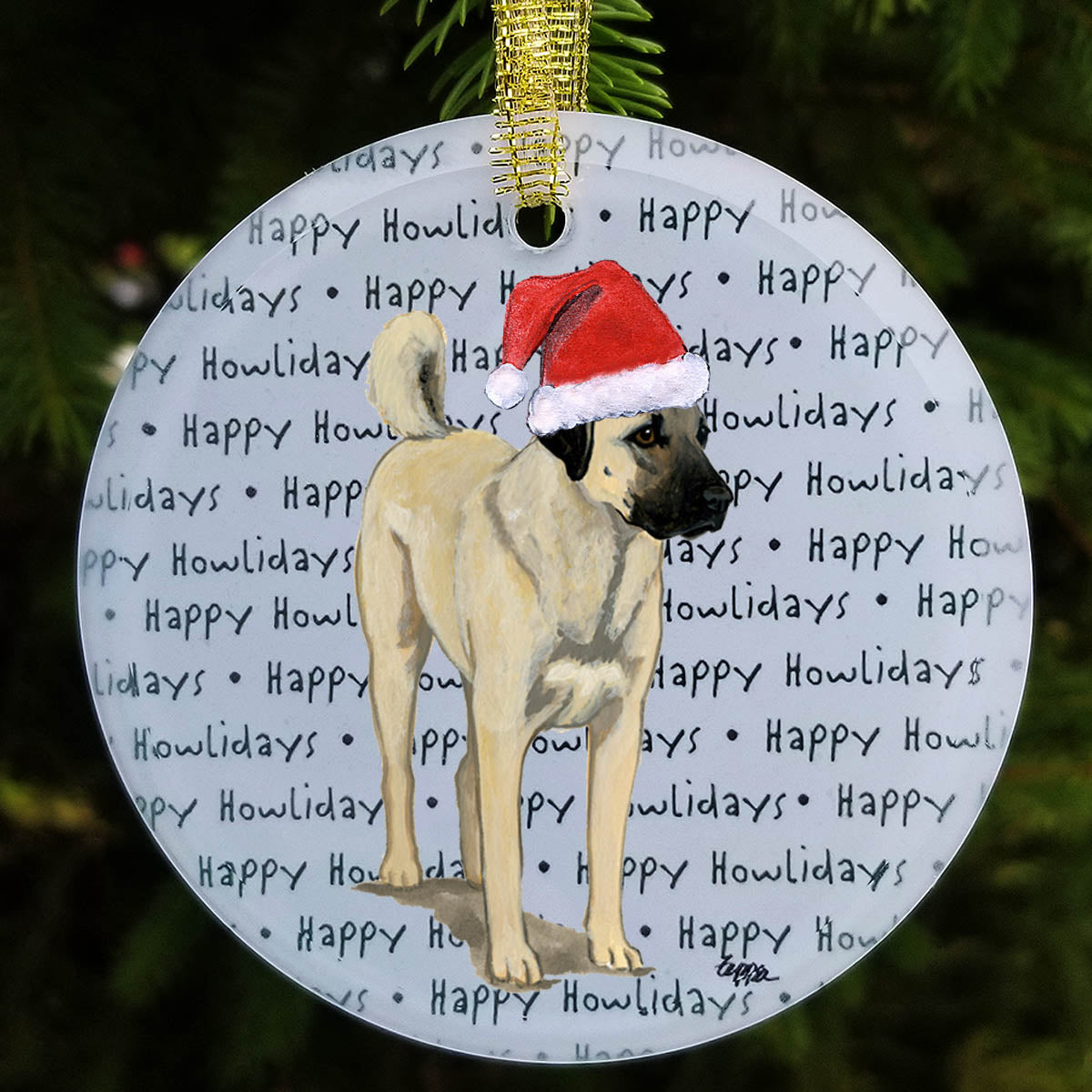 Anatolian Shepherd Christmas Ornament