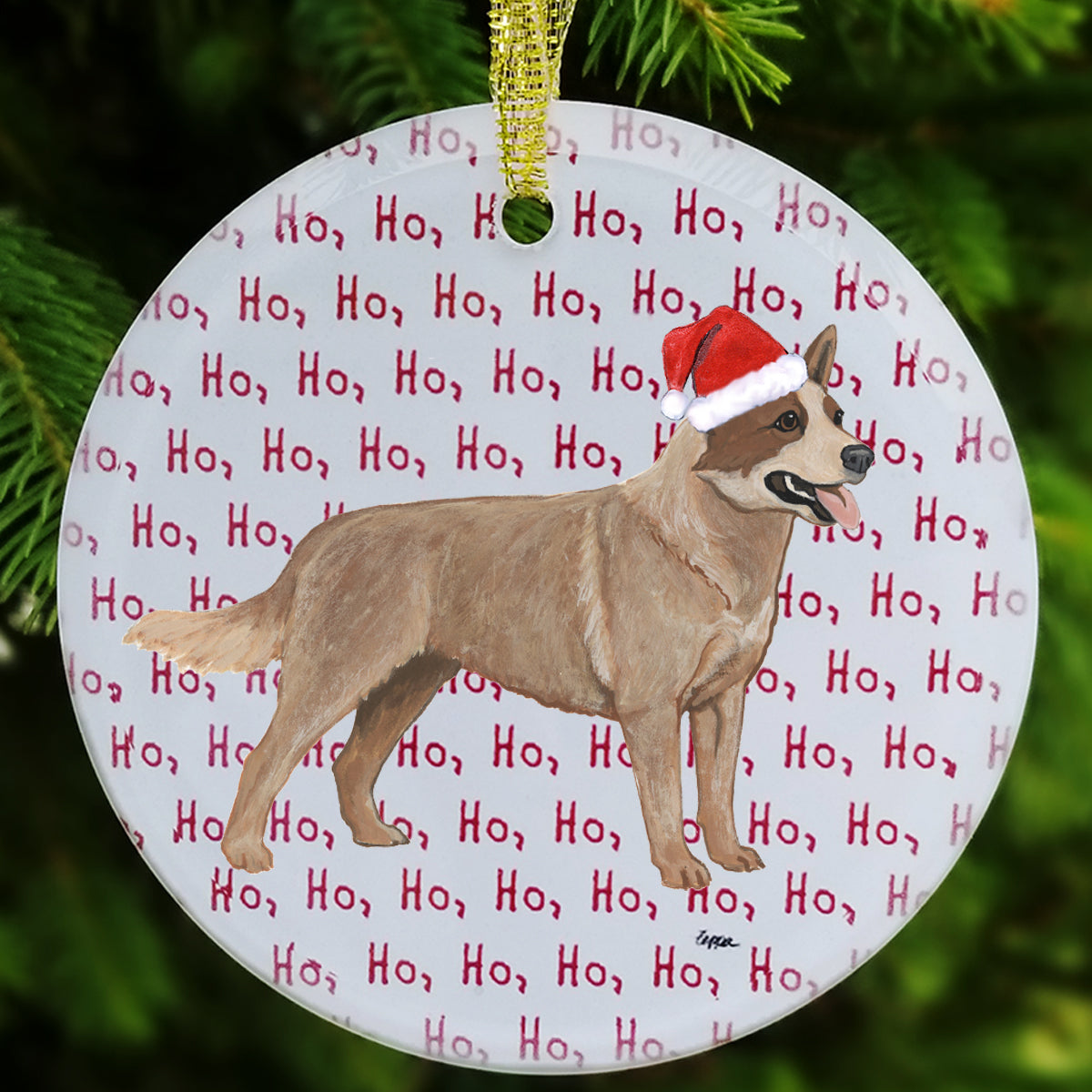 Australian Cattle Dog Christmas Ornament