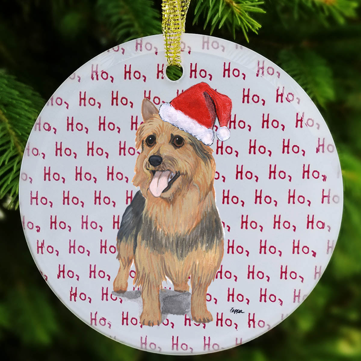 Australian Terrier Christmas Ornament