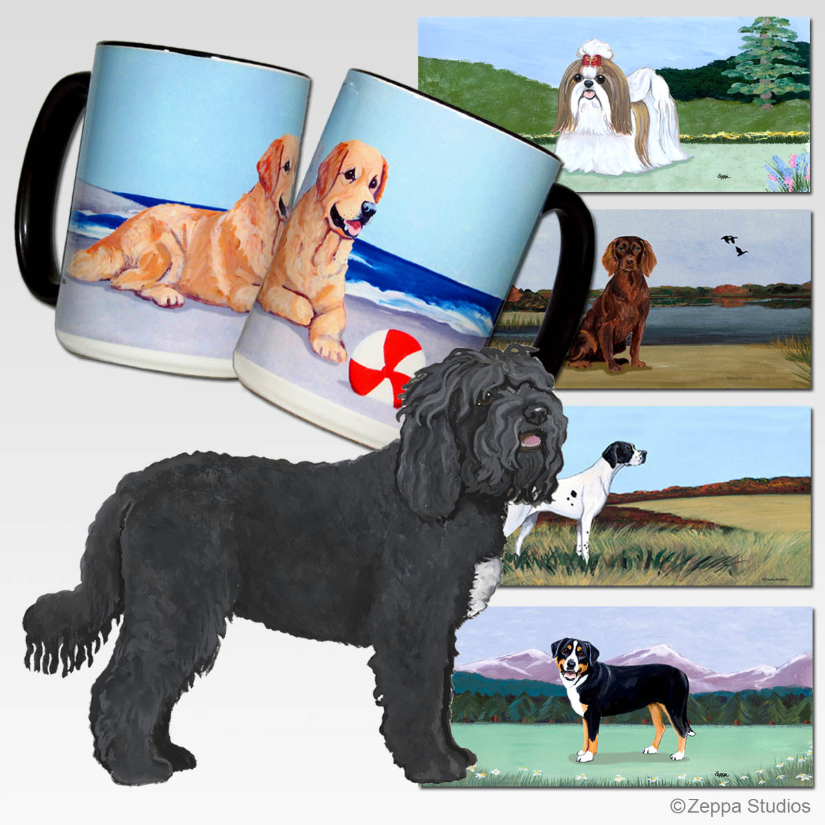 Barbet Scenic Mugs