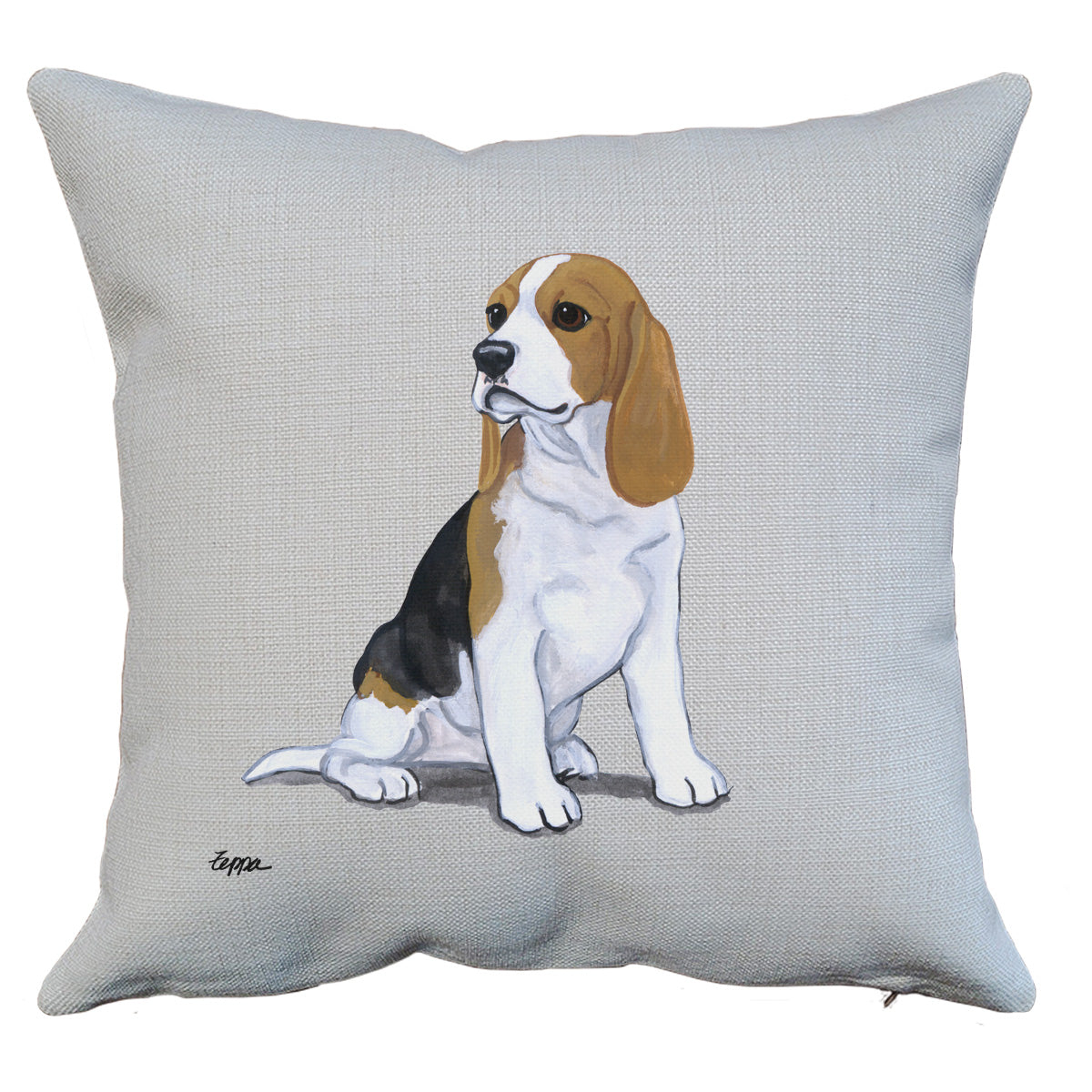 Beagle Puppy Throw Pillow